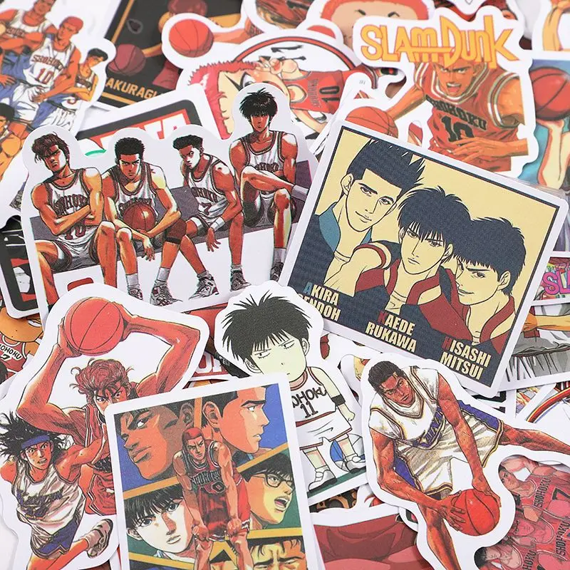50 шт., креативные декоративные наклейки в стиле граффити THE FIRST SLAM DUNK с героями мультфильмов