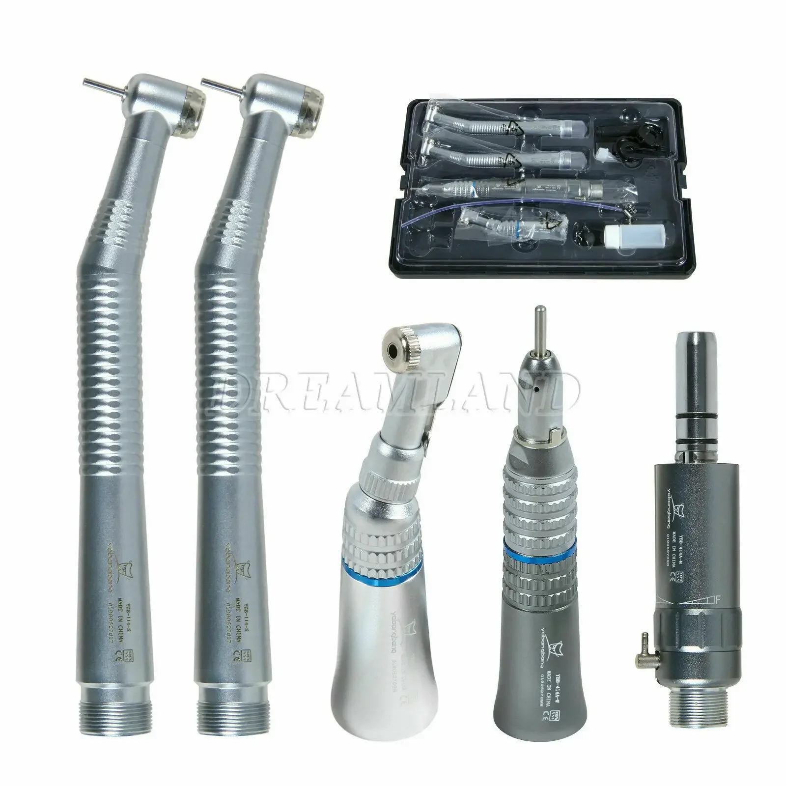 NSK PANA MAX Style Dental 2-отверстие, высокая низкая скорость, прямой угловой пневматический двигатель, наконечник, комплект воздушной турбины