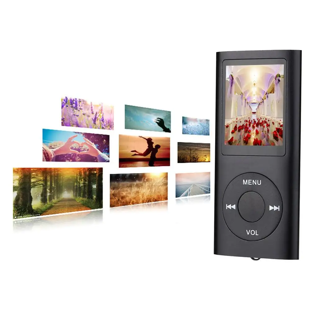 Фото MP3-плеер 1,8 дюймов, портативный воспроизведение электронной книги, ручка для записи, Fm-радио, стерео музыкальные спортивные плееры, перезаряжаемая батарея №3