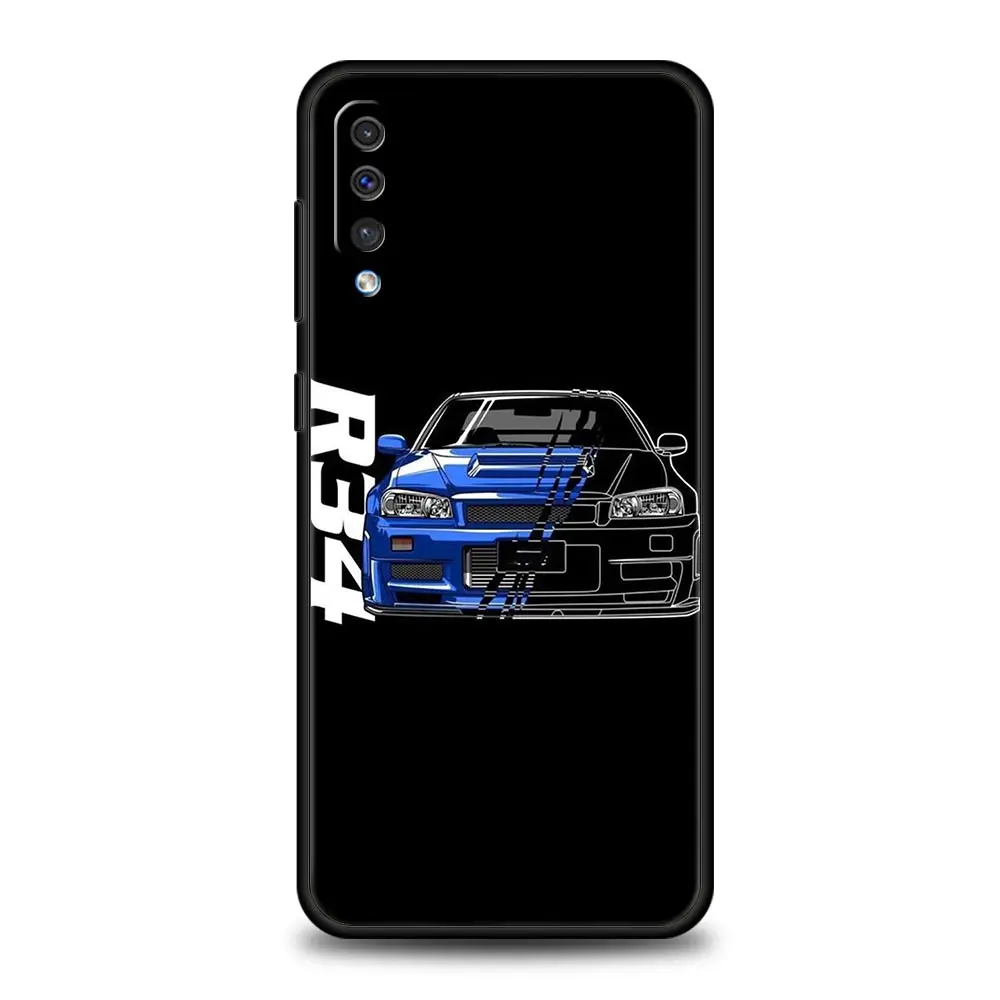 Фото Чехол для Samsung A24, A12, A14, A32, A50, A70, A20E, A20S, A10S, A22, A40, A34, A54, A42, A52, 5G, A02S, A04s, чехол для JDM, тип R, Civic, спортивный автомобиль №4