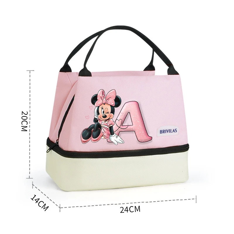 2025 New Minnie Mouse Lunch Bag Girls Cute Insulation Bento Pack Thermal Food Bag Meal Pack IcePack Children Bento Lunch Handbag (art.: 3920d1e8a2bd0) - 3920d1e8a2bd0