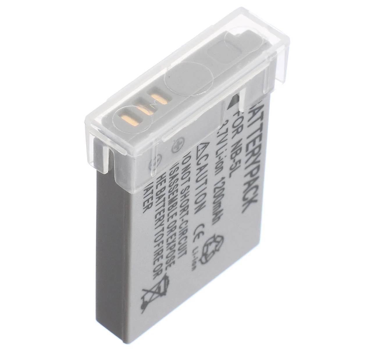 Аккумулятор NB-5L для цифровых камер Canon IXUS 800IS, 850IS, 860IS, 870IS, 900TI, 950IS, 960 IS, 970IS, 980IS, 990IS, 90IS (art.: 3920cc6b56b0e) - 3920cc6b56b0e