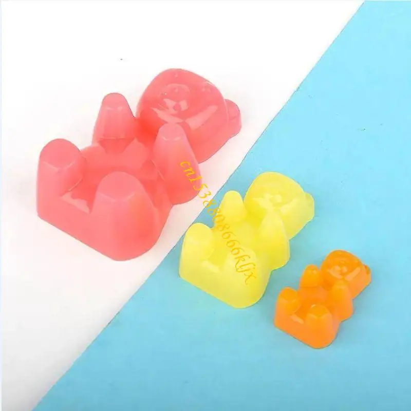 Фото Gummy Bear Candy Silicone Loote Cake шоколадный кулон -ювелирные изделия Diy 066c №4