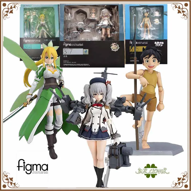 Макс, оригинальная фигурка аниме Figma LEAFA CONAN KASHIMA Kantai, коллекция экшн-фигурок, игрушки для мальчиков/девочек/детей/Рождество