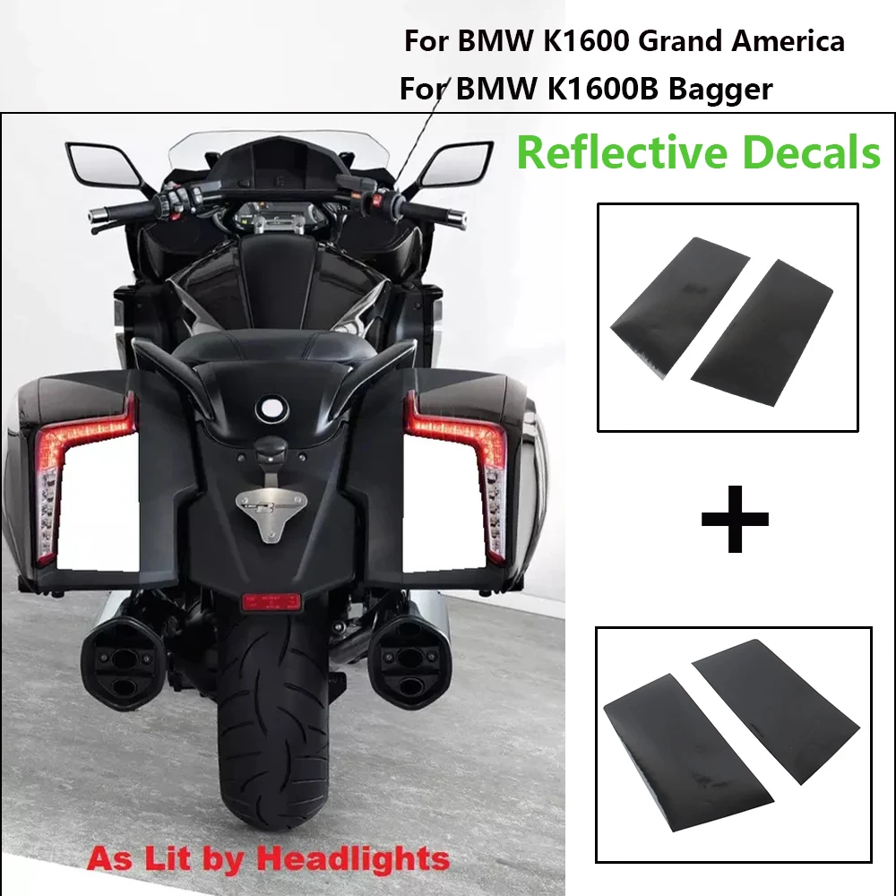Новинка для BMW K1600 Grand America, светоотражающая бумажная наклейка для мотоцикла, самоклеящаяся боковая наклейка для багажа для BMW K1600B Bagger
