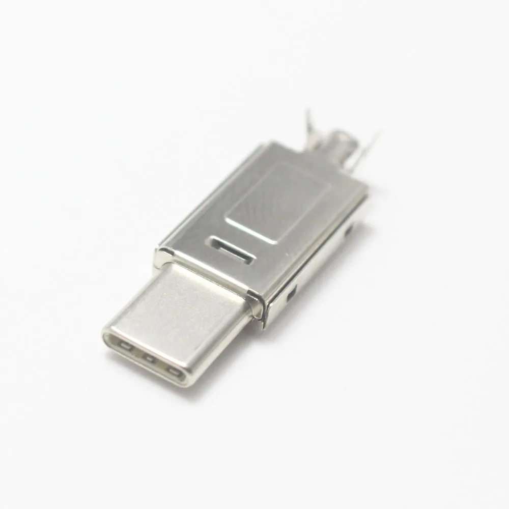 100 комплектов TYPE-C USB 3,1 штекерный разъем для сварки данных OTG линейный интерфейс DIY аксессуары для кабеля для зарядки данных