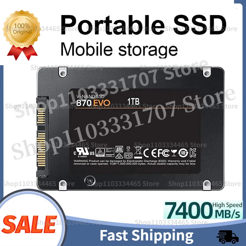 SSD 870 EVO Original 4TB 2 ТБ 1TB 2,5 