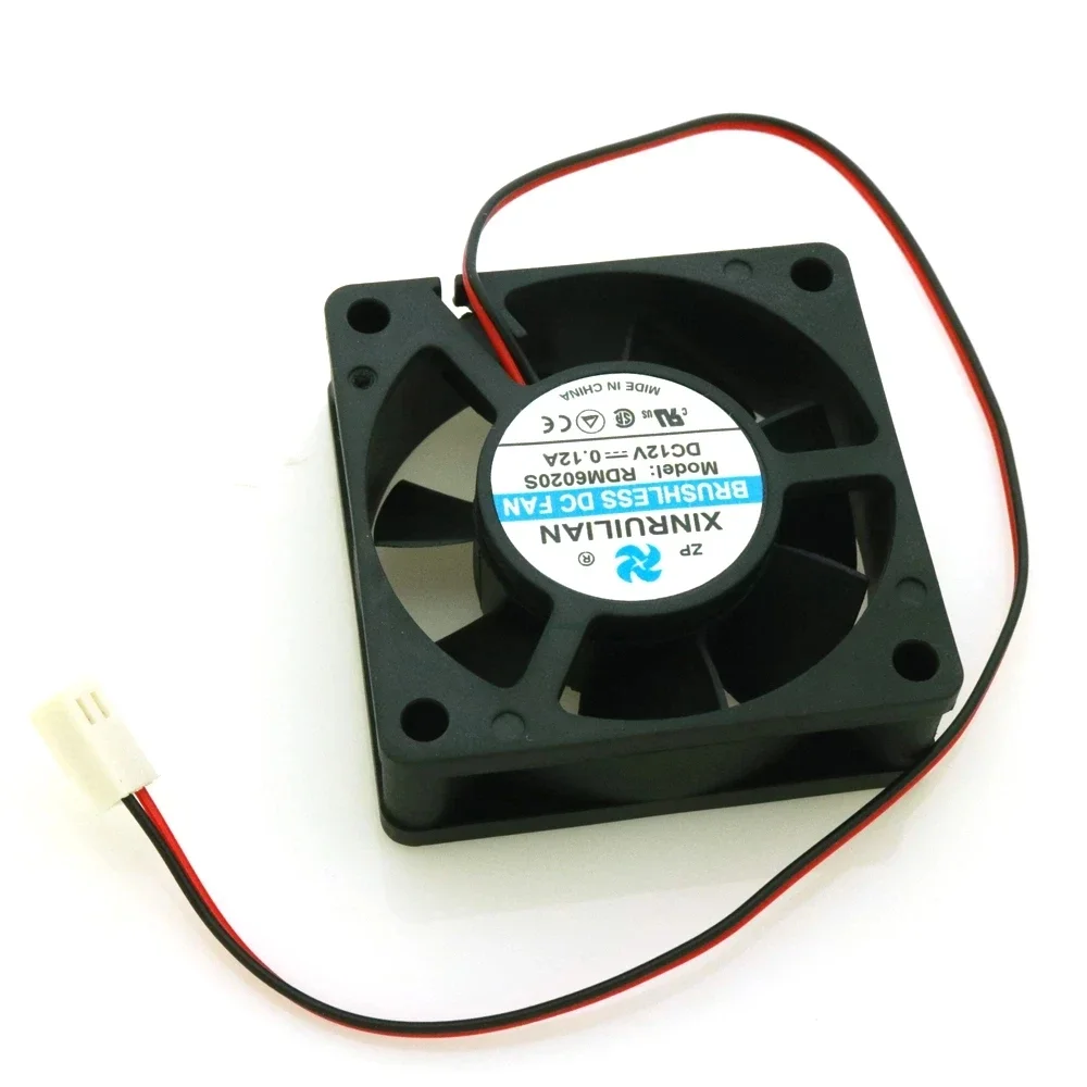 RDM6020S 60x60x20 мм Вентилятор процессора DC12V 0.12A 2Pin 2Wire Охлаждающий вентилятор процессора компьютера