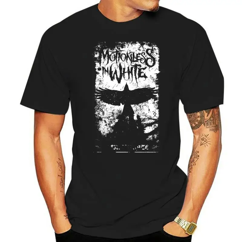 Fashion  Motionless In White Phoenix T Shirt Metal Rock Indie Chris Cerul Design Short Sleeve Tees