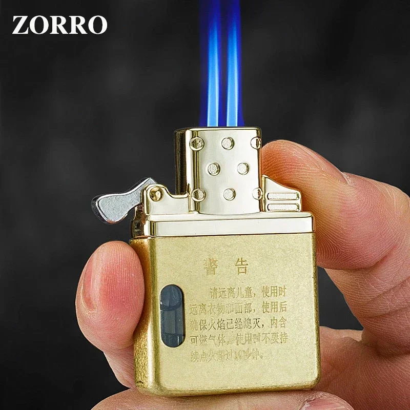ZORRO оригинальная Бутановая вставка для газа аксессуары для перемещения заменить внутреннюю подкладку ветрозащитный Одноструйный прозрачный видимый газ