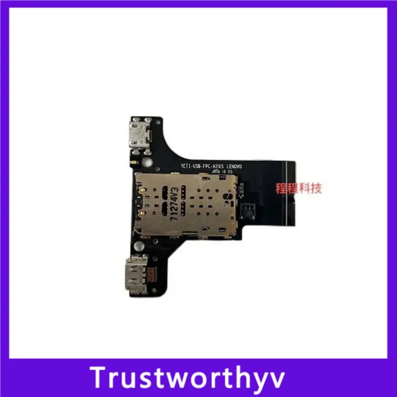 Плата порта зарядки для Lenovo YOGA BOOK, устройство чтения SD-карт YB1-X91 YETI-USB-FPC-H204