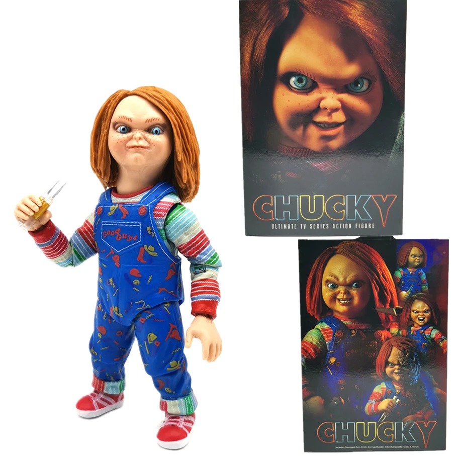 NECA Chucky TV Series Ultimate Chucky Фигурка из ПВХ Фигурка Коллекционная модель игрушки