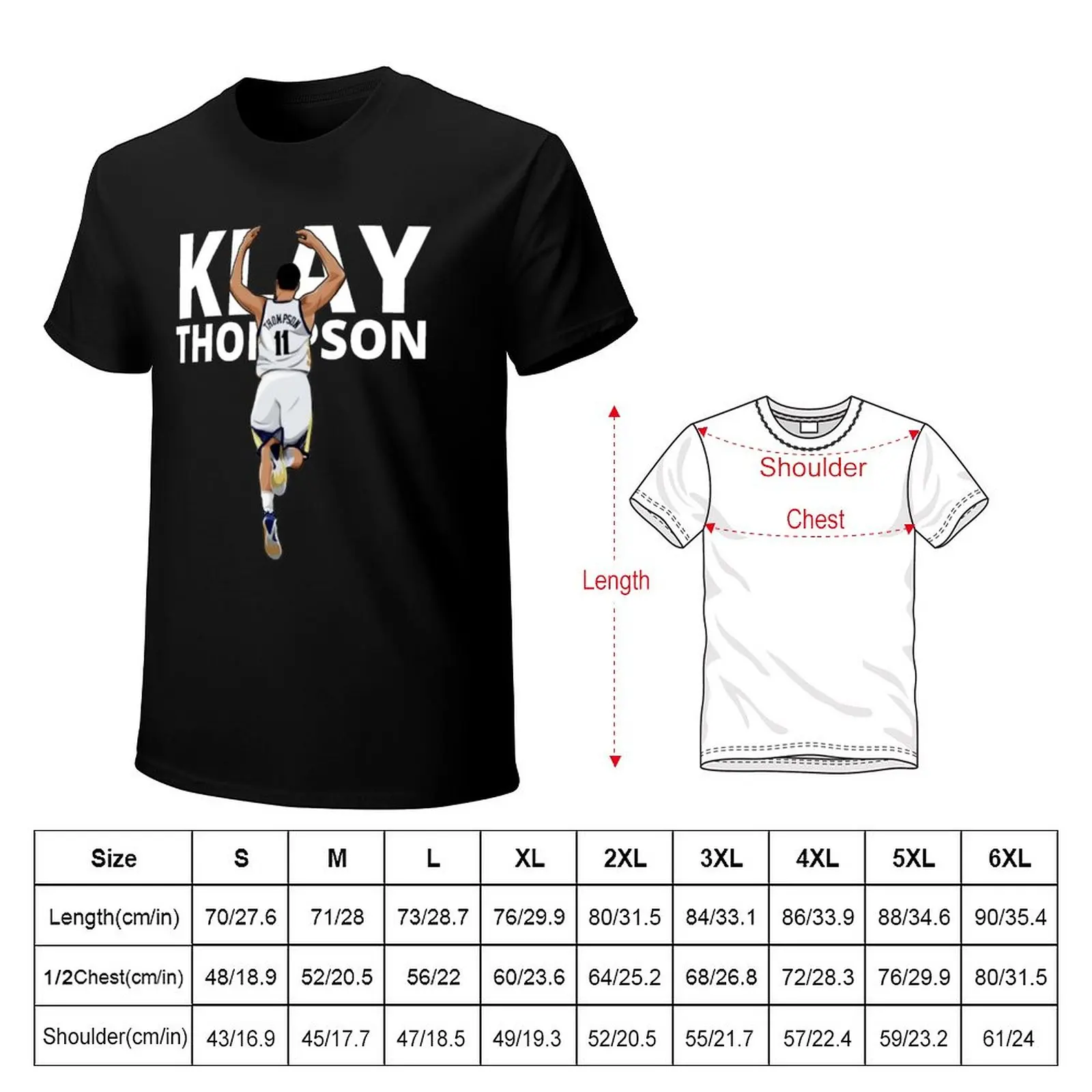 Фото Мужская футболка с графическим рисунком klay Томпсон №2