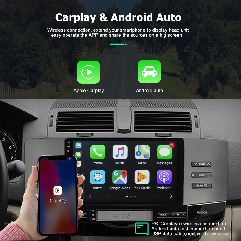 Фото Автомобильная магнитола 9 дюймов Android для Toyota Reiz Mark X 2007 2009, стерео, мультимедийный видеоплеер, головное устройство с GPS-навигацией и настройкой экрана №4