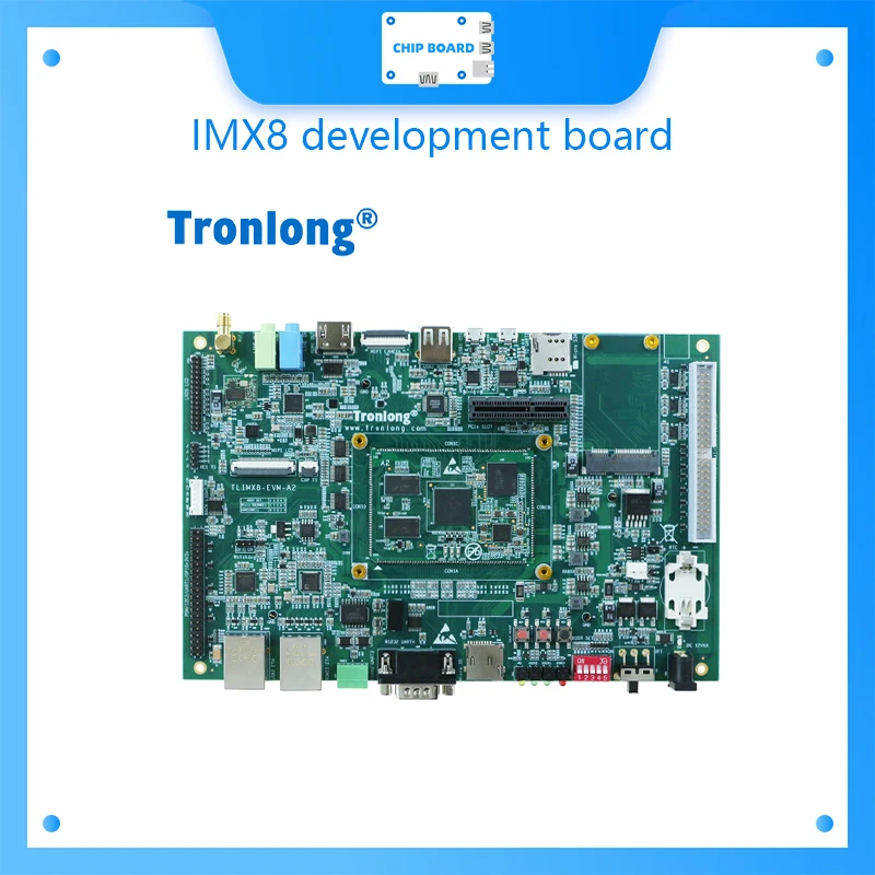 Плата разработки Tronlong IMX8 iMX 8M Mini ARM 4-ядерный A53 MIPI CSI DSI H265 с чехлом
