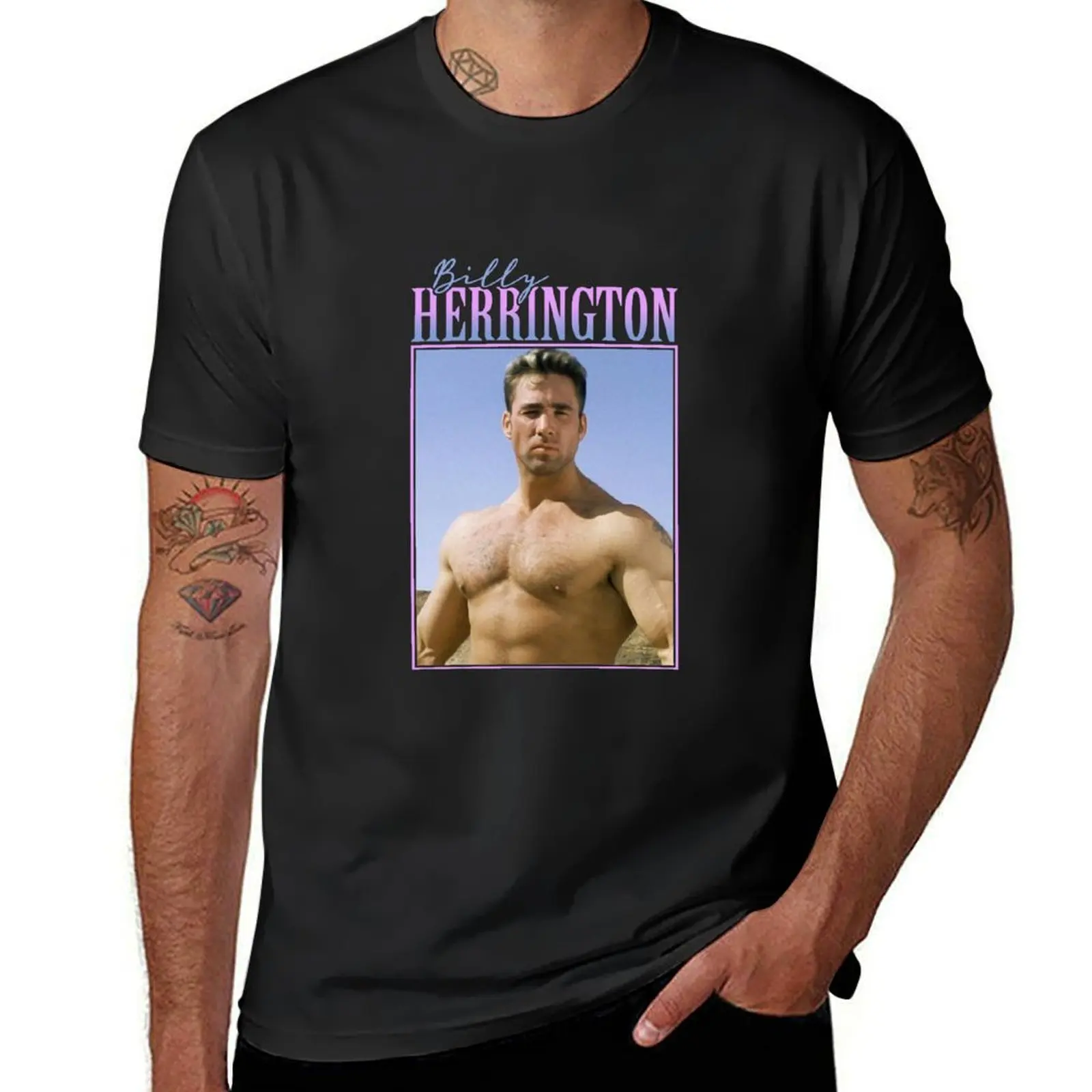 Футболка Arigatou Billy Herrington, корейская модная футболка с графикой, одежда, рубашки для тренировок для мужчин