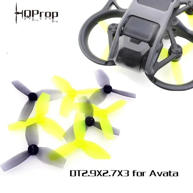 4 пары (4CW + 4CCW) HQPROP DT2.9X2.7X3 2927 3-лопастной пропеллер для ПК для DJI Avata FPV Freestyle 3-дюймовый канальный дрон Cinewhoop