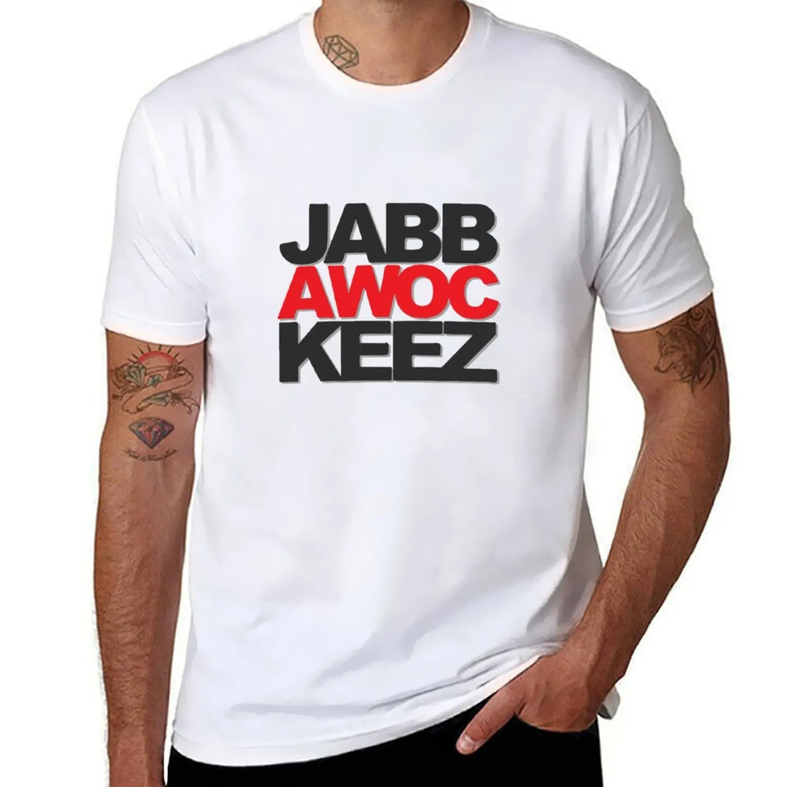Футболка JABBAWOCKEEZ, мужские футболки, повседневные мужские футболки, хлопковая футболка