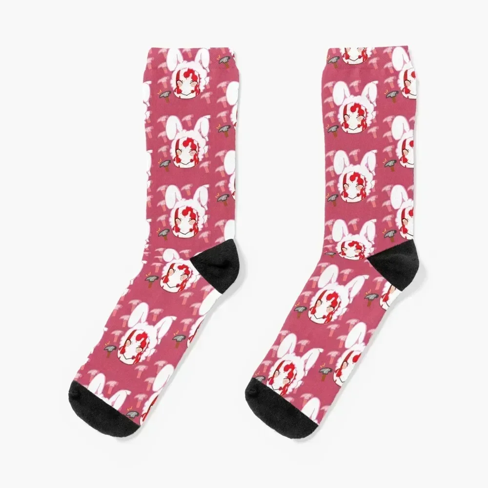 Носки Bunny kyo, забавные подарки, прозрачные спортивные носки для бега, женские и мужские