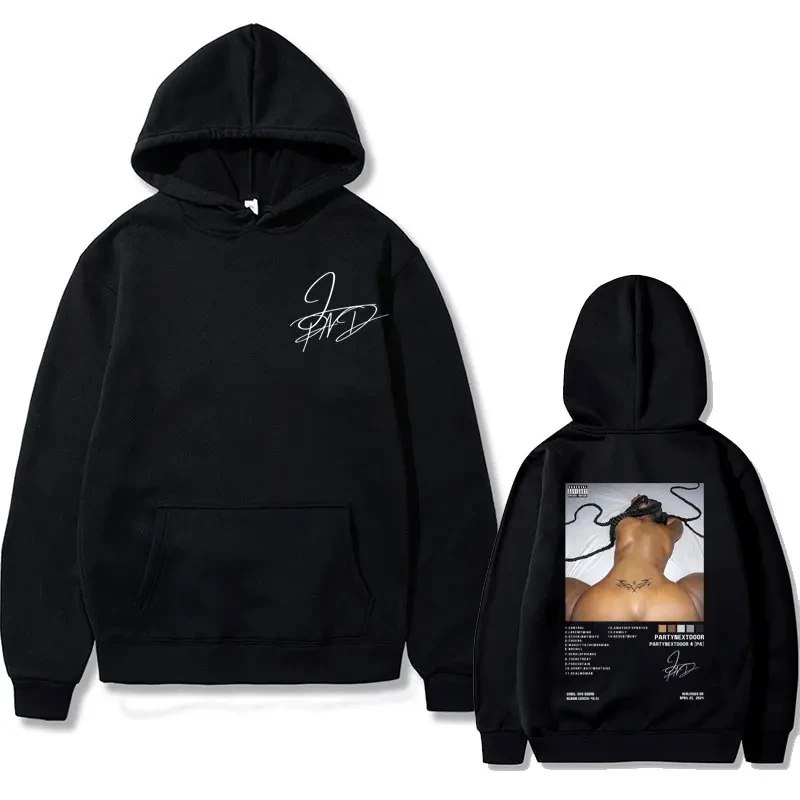 Partynextdoor 4, Обложка Альбома, Толстовка С Графическим Рисунком, Унисекс, Большой Размер, Повседневный Пуловер
