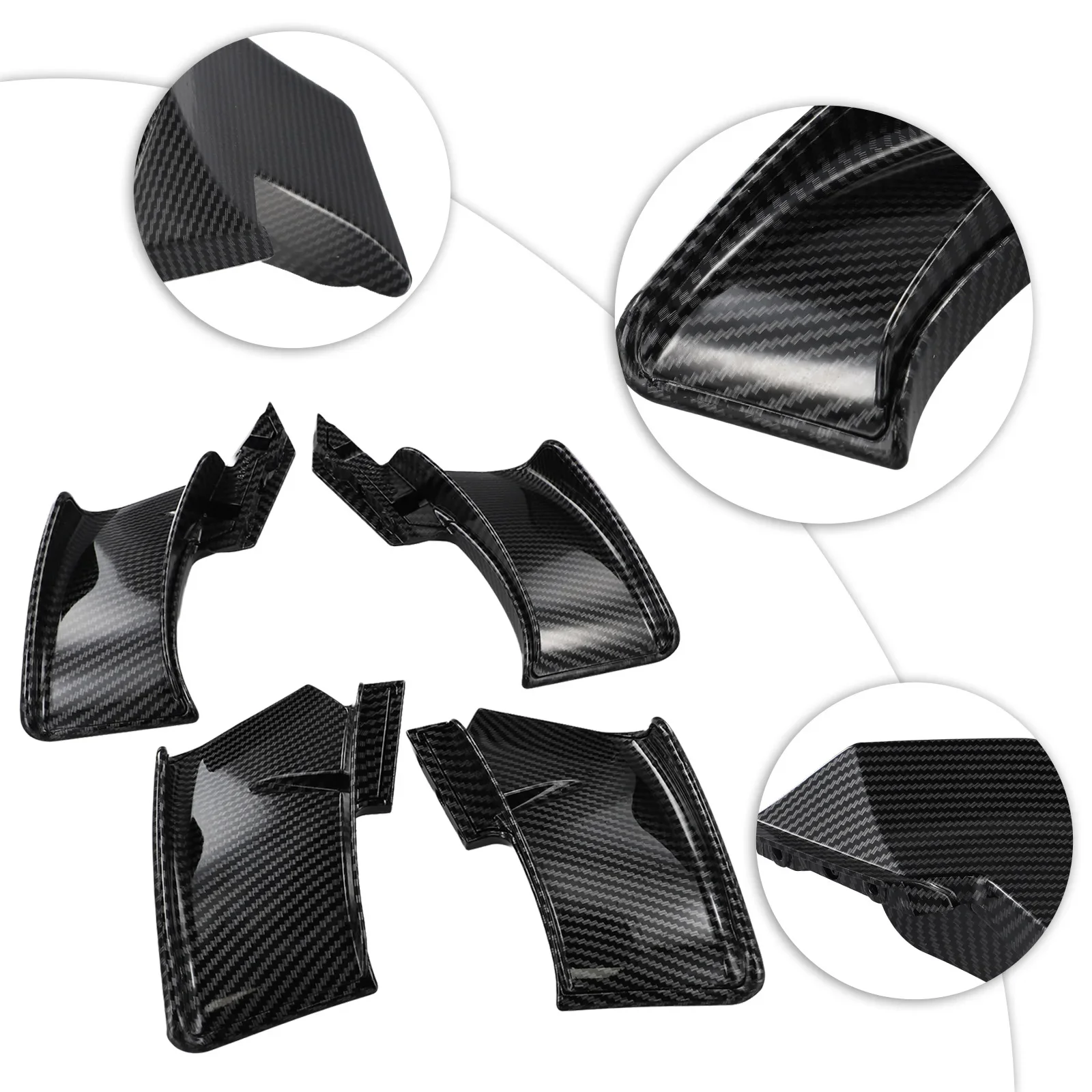 Фото Для DUCATI Streetfighter V4/S/SP V2/S спойлер из углеродного волокна Fxed Winglets Wings 2024, горячая распродажа, новинка и высокое качество №4