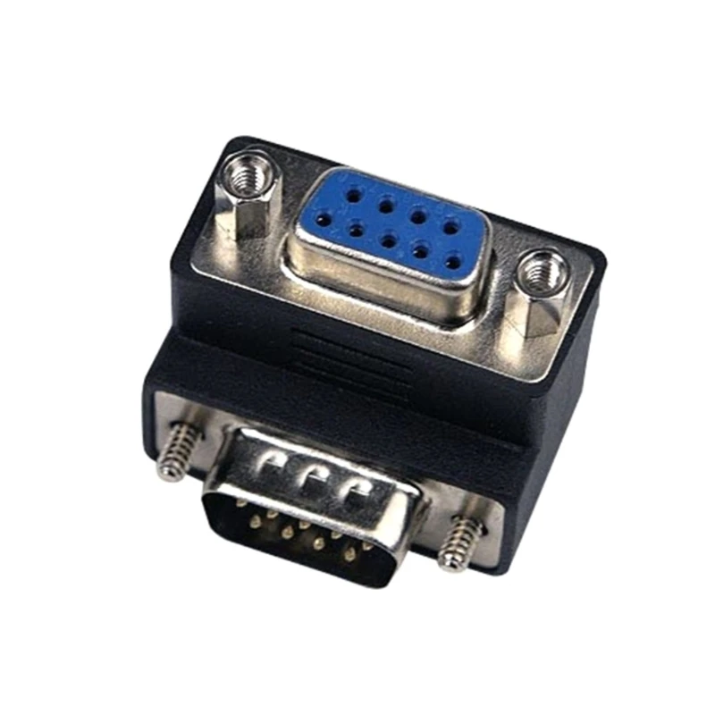 Y1UB Высокопроизводительный адаптер RS232 DB9pin с последовательным разъемом «папа-мама» 232 DP9 Муфта 90 градусов колено