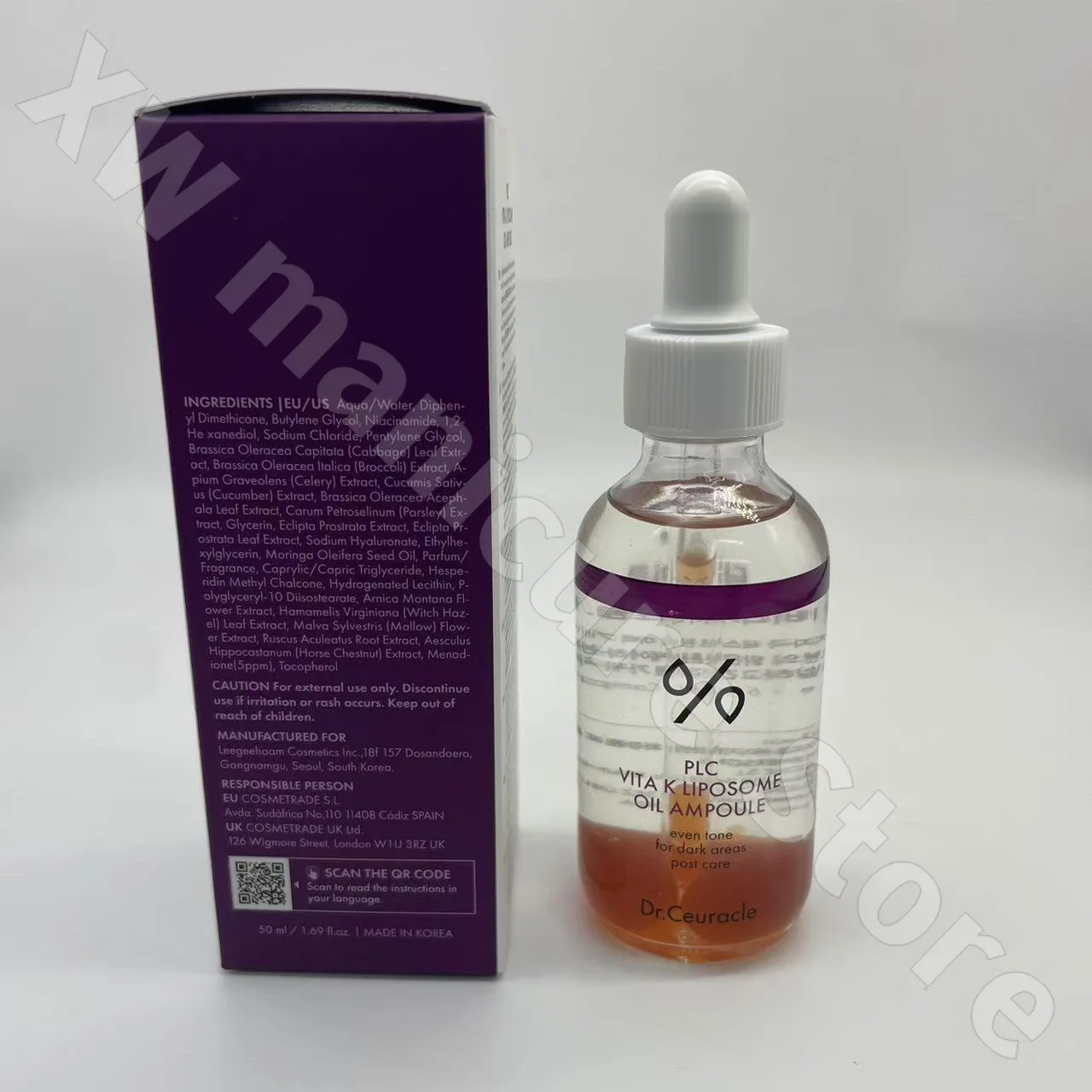 Корейский Shuroko Dr.ceuracle с витамином K Liposome Oil Ampoule Осветляющая укрепляющая эссенция Осветляющая тонкие линии Тусклый 50 мл (art.: 3920ce97ea796) - 3920ce97ea796