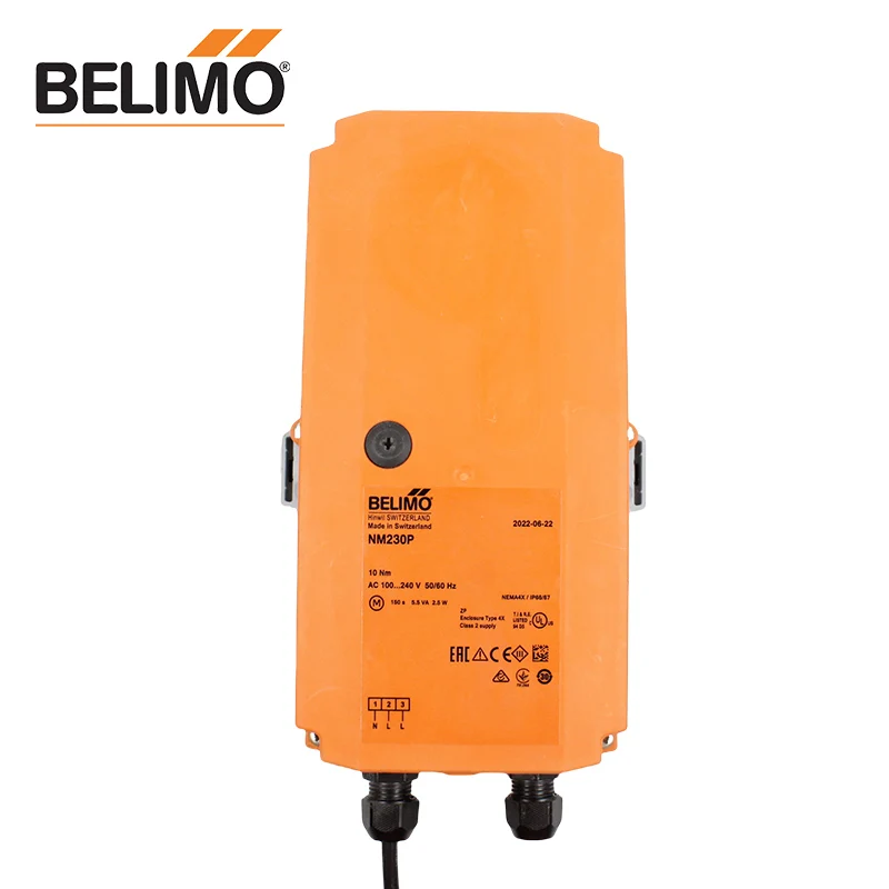 BELIMO NM230P NM24P 10 нм вращающийся привод HVAC в наличии original CE IP66/67 управление открытием/закрытием, 3-точечный, 150 s