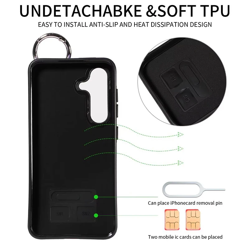 Фото Кожаный Чехол-кошелек для Samsung Galaxy S21 FE S22 S23 Plus S24 Ultra A12 A13 A14 A15 A22 A23 A32 A33 A34 A52 A53 A54 A72 A73 №5