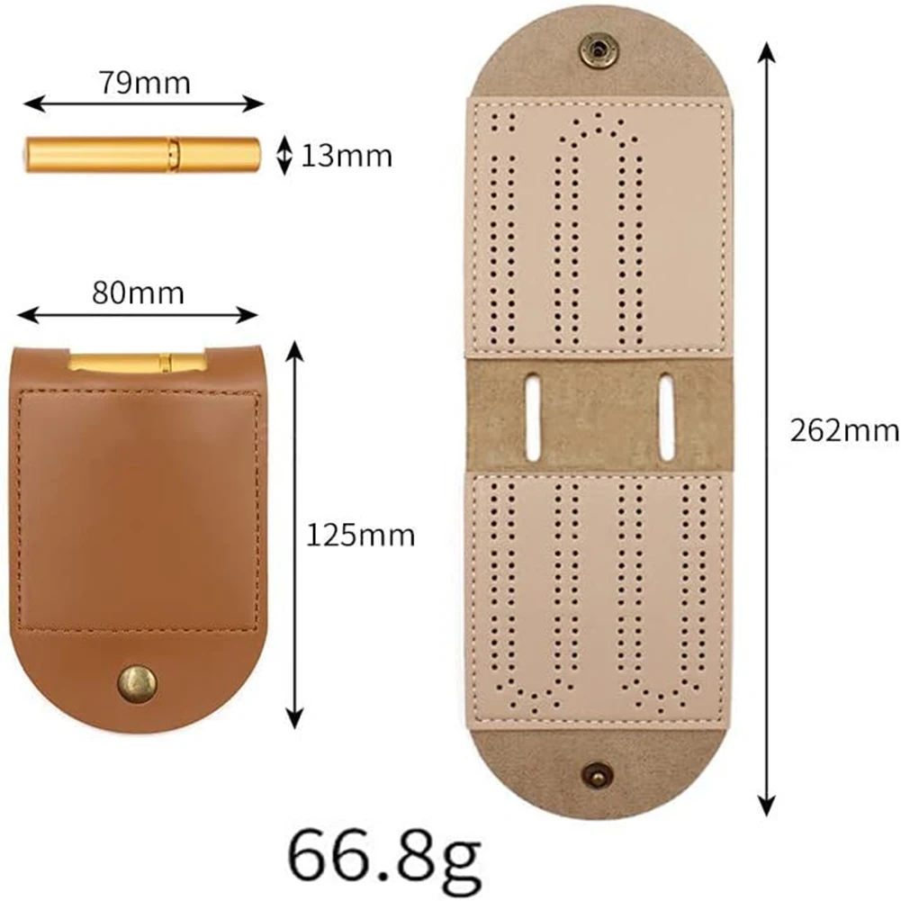 1 Набор Cribbage настольные игры дюжина кожаная ОБЖИМНАЯ настольная игра набор с 2 дорожками расположение 4 колышки играть в любом месте для игры в кемпинг (art.: 3920c38dd1d67) - 3920c38dd1d67