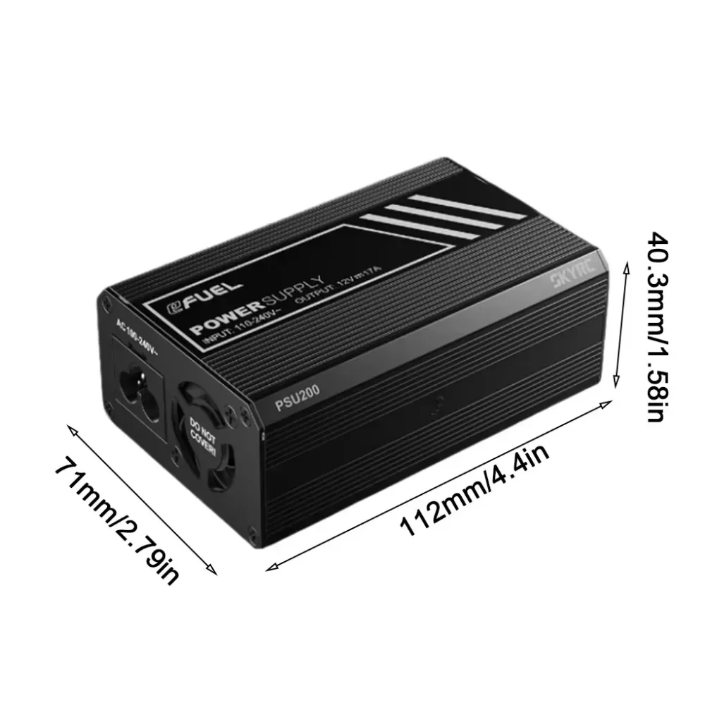 Фото SKYRC EFUEL PSU200 200 Вт 17 Адаптер питания для зарядного устройства B6 Lite Модель RC FPV Гоночный дрон Квадрокоптер RC Запчасти SK-200025 №3