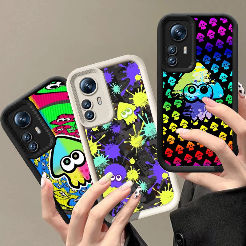 Чехол для телефона Game Splatoon Art для Xiaomi POCO F5 M3 M4 M6 Plus X3 X5 X6 Pro 5G F3 X4 GT NFC C55 C61 C65 C75 F4 M5S
