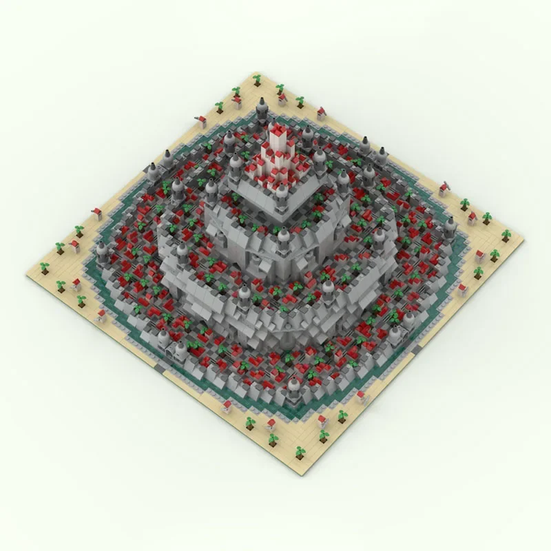 Знаменитый фильм Moc, строительный блок, модель сцены, замок Минас Тирит, модульный строительный блок, детский подарок, игрушка, набор «сделай сам», сборка (art.: 3920cd93291ed) - 3920cd93291ed