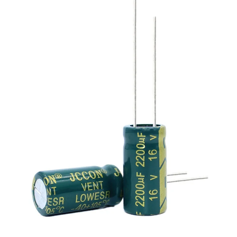 100 шт., высокочастотный кристалл 16v2200uf 2200uf 16v, размер: 10X20MM, лучшее качество, новый оригинал