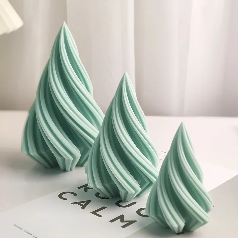 3D Катастрофаскияския Otra Panger Viss אור Рождественское Украшение Вращающаяся Волна Силиконовая Форма Для Торта Шоколадное ...