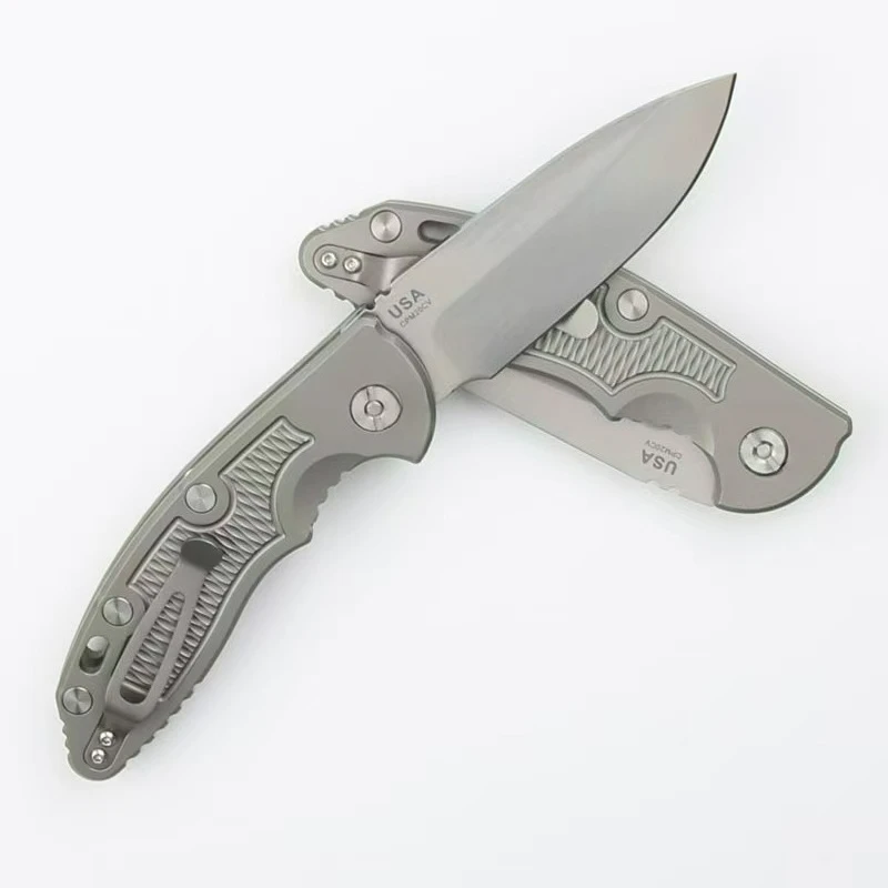 Фото Складной нож XM18, титановая ручка, лезвие CPM20CV, многофункциональные ножи edc, повседневная домашняя резка, уличный тактический нож бушкрафта №2