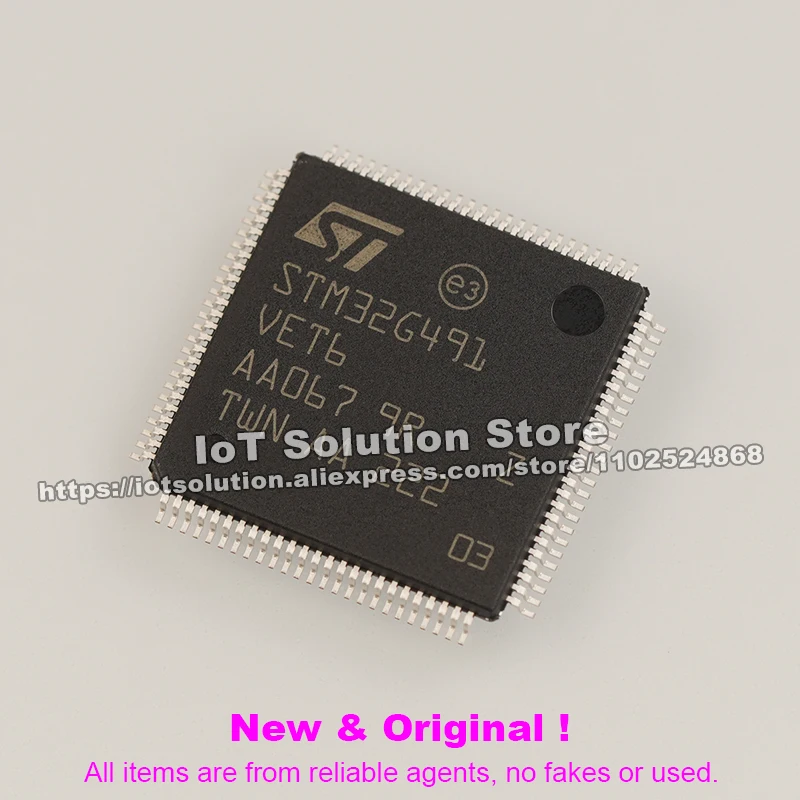 Фото (1PCS) STM32G473VCT6 STM32G473VET3 STM32G473VET6 STM32G474VCT6 STM32G474VET3 STM32G474VET6 STM32G483VET6 Original New ICs №2