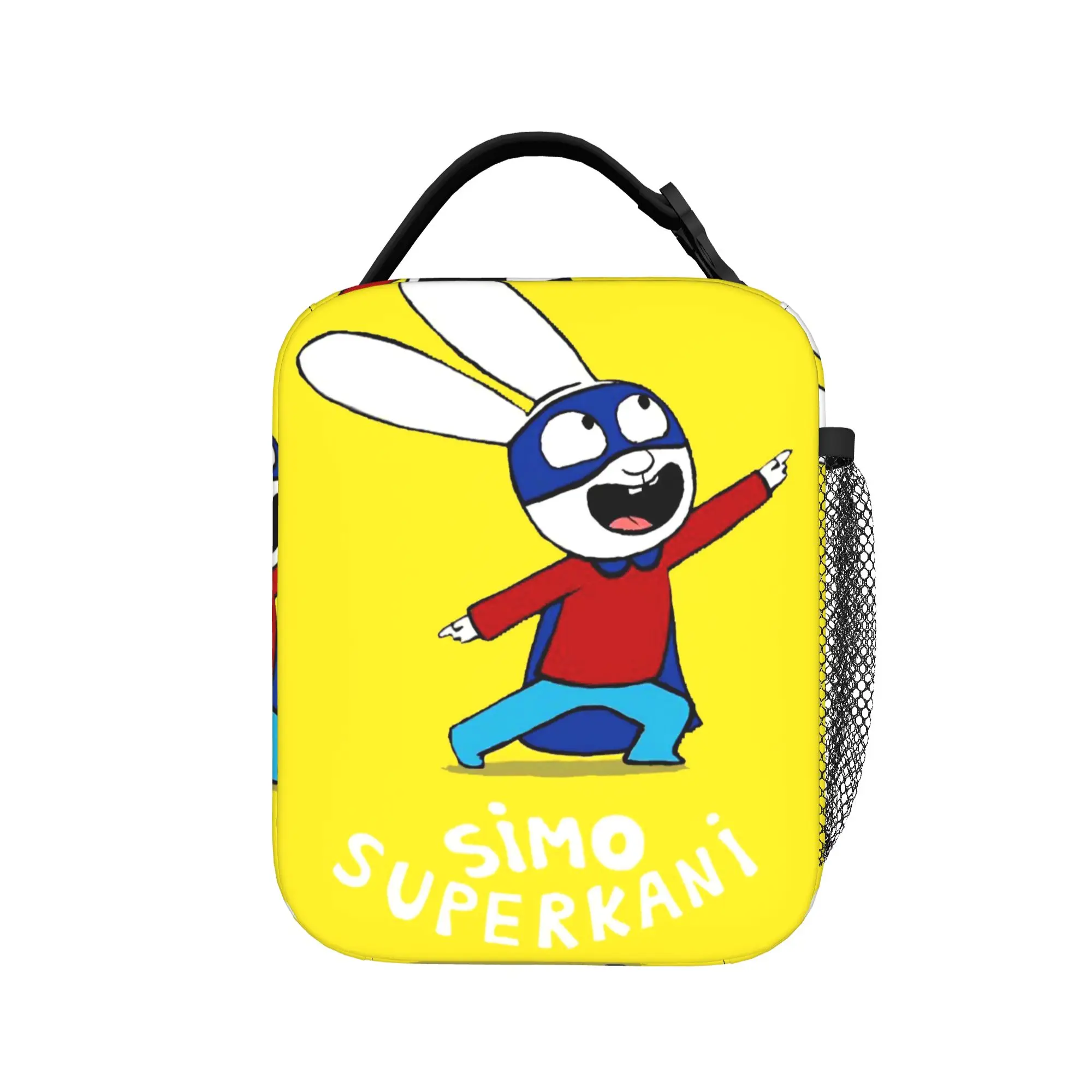 Изолированные сумки для обедов Simon Super Rabbit Accessories, коробка для еды Y2K, термосумка-холодильник для школы Сумки специального назначения