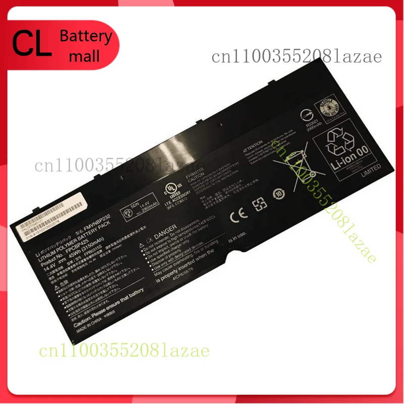 Новый оригинальный аккумулятор FPCBP425 FMVNBP232 для Fujitsu LifeBook T904 T935 T936 U745