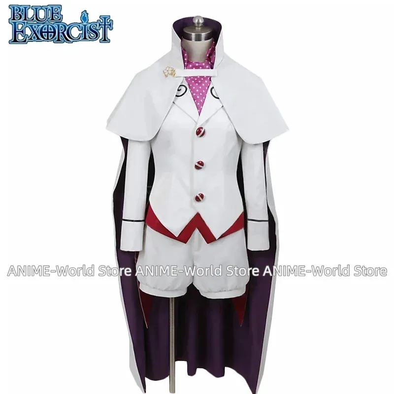 Фото CyAnime Ao no Blue Exorcist Mephisto Pheles костюмы для косплея сценическая одежда идеальный парик на заказ №4