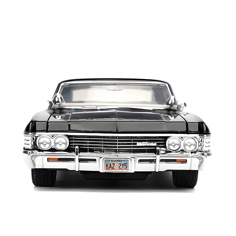 Фото JADA 1:24 IMPALA SS SPORT SEDAN 1967, легкосплавный автомобиль, литье под давлением и игрушечный транспорт, модель автомобиля, миниатюрная масштабная модель автомобиля для детей №4