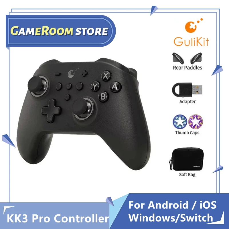 Контроллер GuliKit KK3 Pro с триггерами с эффектом Холла/джойстиком KingKong 3 NS38, геймпад для ПК, Windows, Nintendo Switch, Android iOS