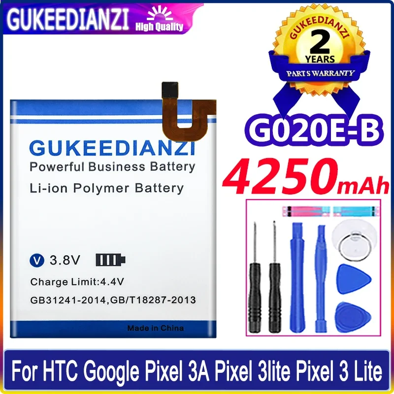Запасная аккумуляторная батарея для Google Pixel 3A Pixel 3 lite Pixel 3 Lite, аутентичная Аккумуляторная Батарея 4250 мАч + Инструменты