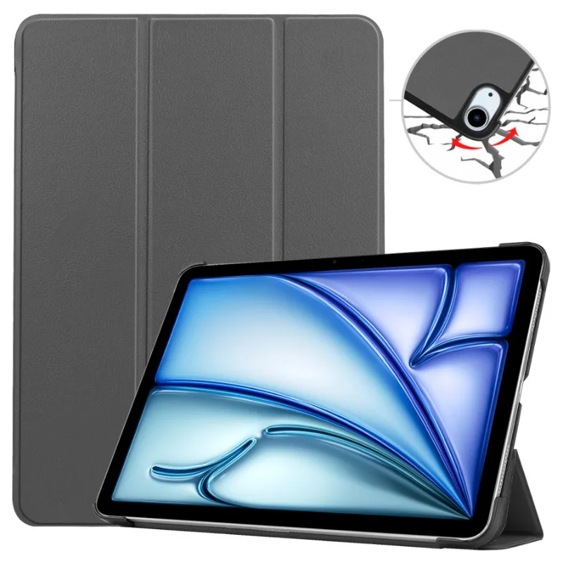 Чехол для Apple iPad Air 11 2024, 11 дюймов, магнитная Складная задняя крышка из искусственной кожи для iPad Air 2024, 11 дюймов, детский чехол для планшета M2