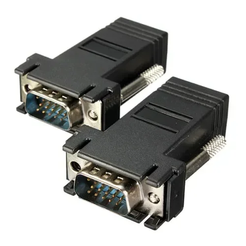 1 шт. удлинитель VGA «папа» для LAN Video CAT5 CAT6 RJ45 адаптер сетевого кабеля новый