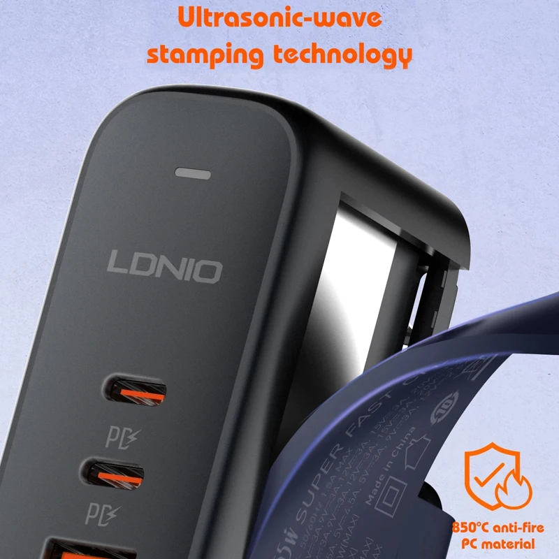Фото Адаптер питания сетевой, 65 Вт, USB Type-C №4