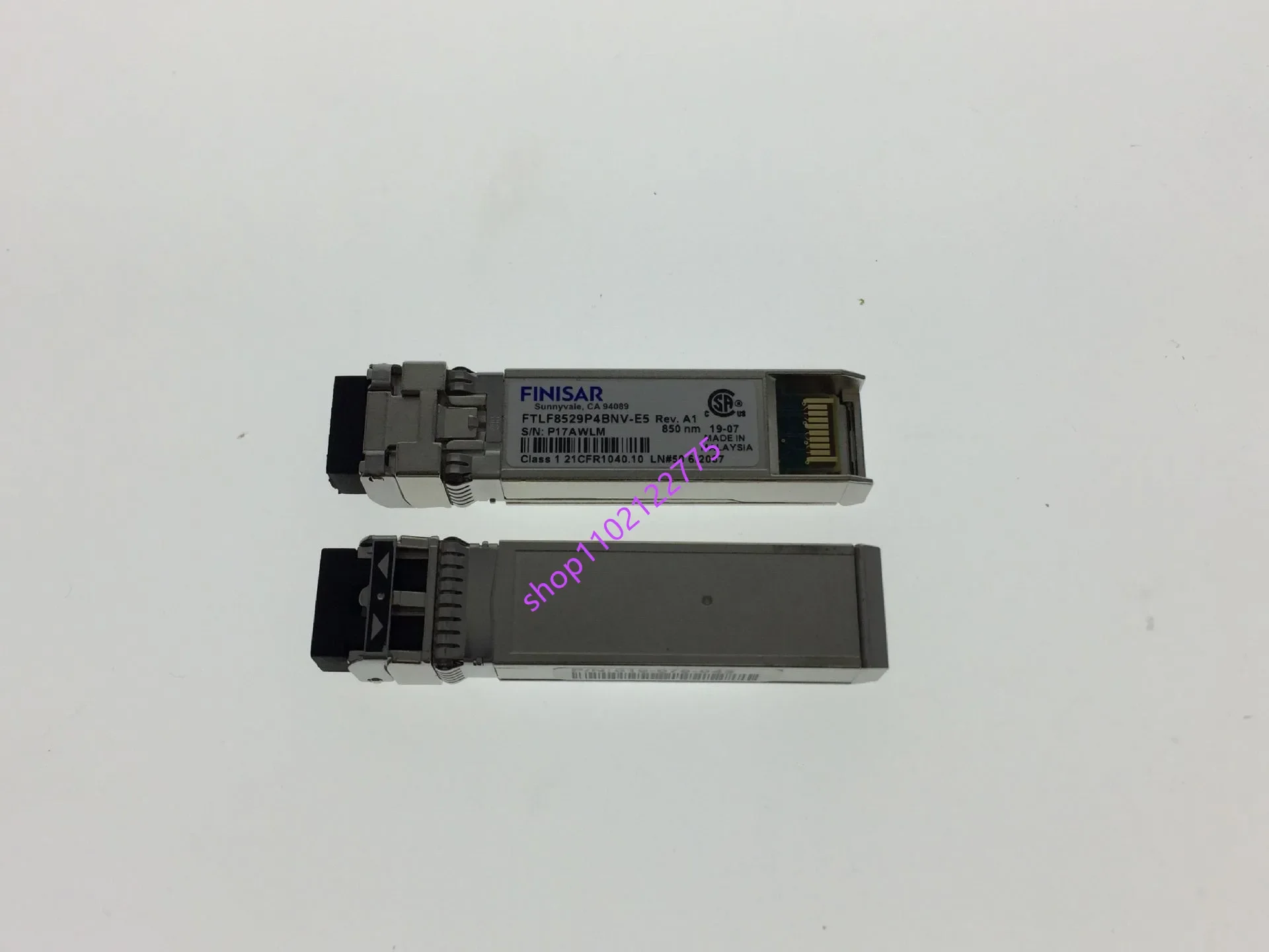 Оптическое волокно FINISAR 16 ГБ FTLF8529P4BNV-E5 019078045   16G 850 нм 100 м SFP + многомодовый двухволоконный модуль переключателя/16 ГБ трансивер