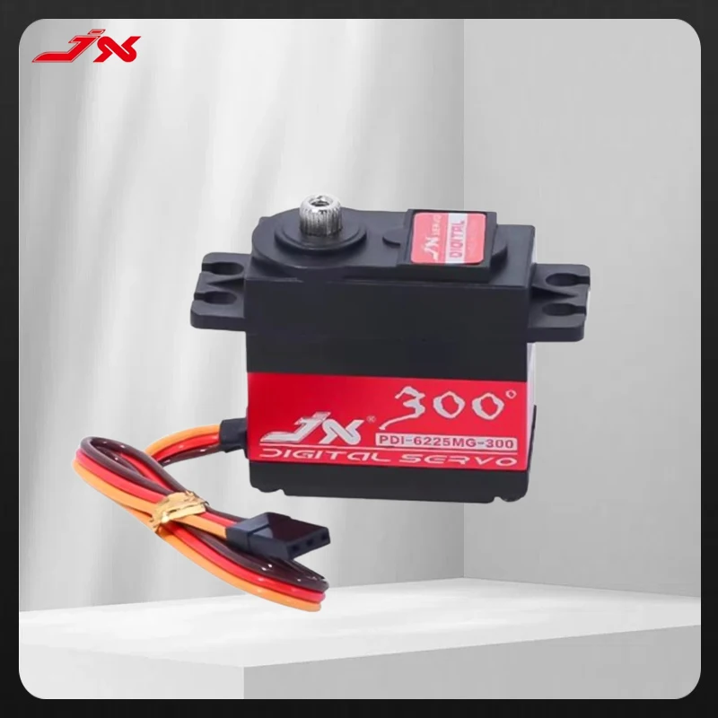 Фото Сервопривод JX PDI-6225MG-300 25 кг, 300 градусов, металлическая шестерня, цифровой микро высокий крутящий момент для радиоуправляемого гоночного автомобиля, робот-манипулятор, вертолет, радиоуправляемые детали №2