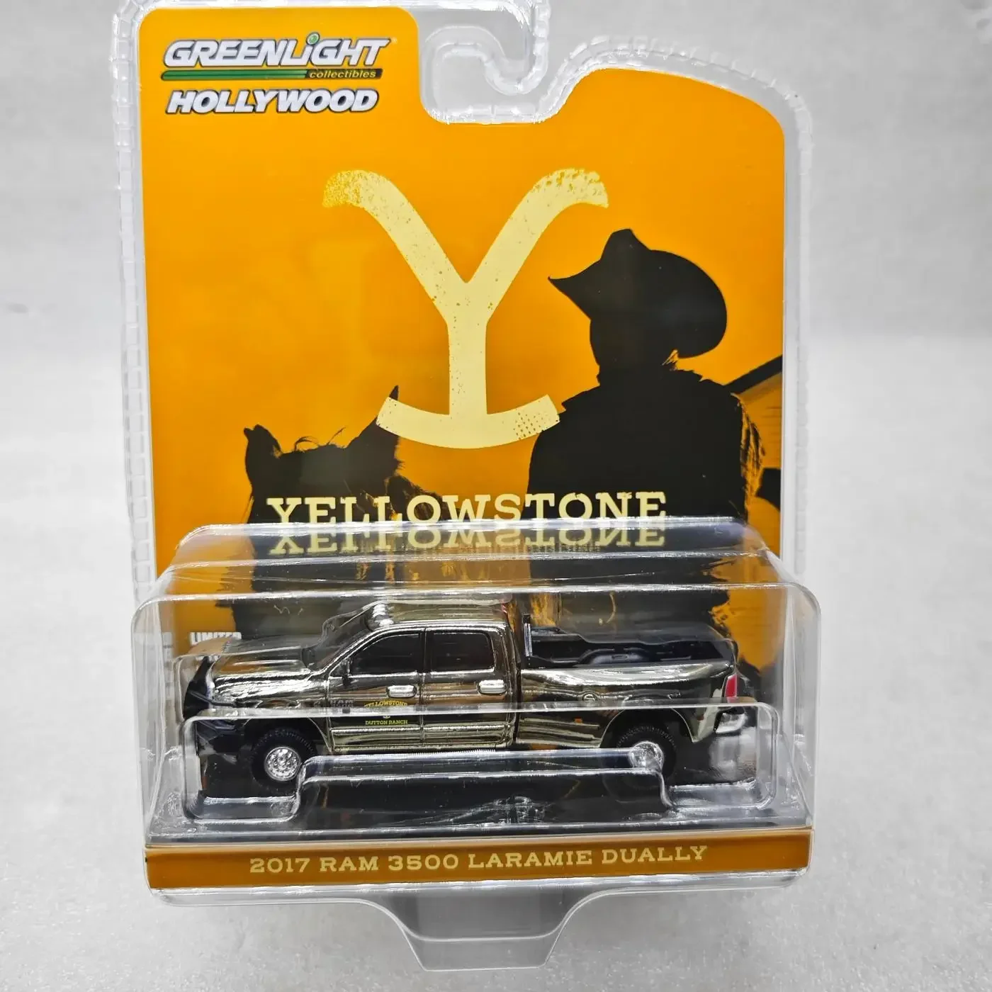GreenLight 1:64 2017, Ram 3500 Laramie Dually, имитация сплава, коллекция моделей автомобилей, подарок