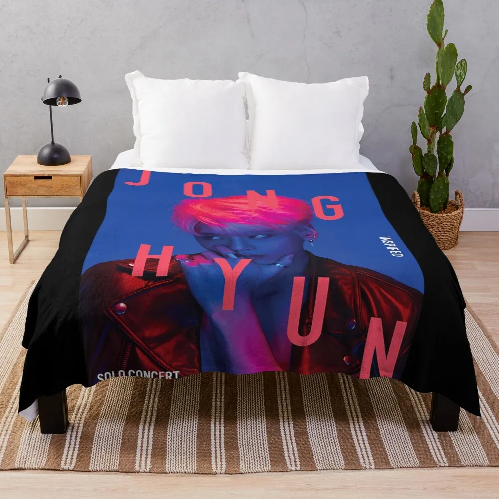 SHINee JONGHYUN INSPIRED CONCERT POSTER пледы одеяла для кровати среда роскошные одеяла St